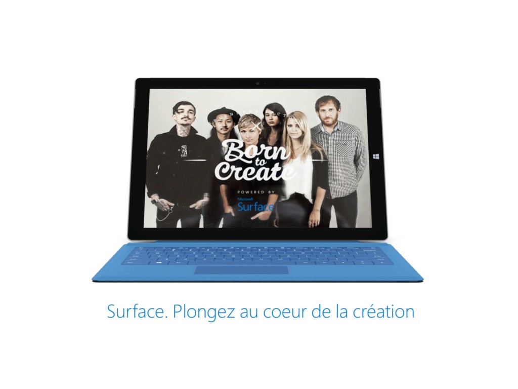 Born to Create x Microsoft Surface